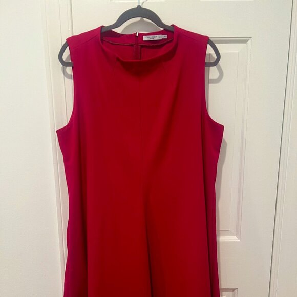 M.M. LaFleur Malala Dress - Recycled WonderTex :: Rhubarb Size 16 - Picture 2 of 5